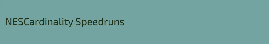 NESCardinality Speedruns